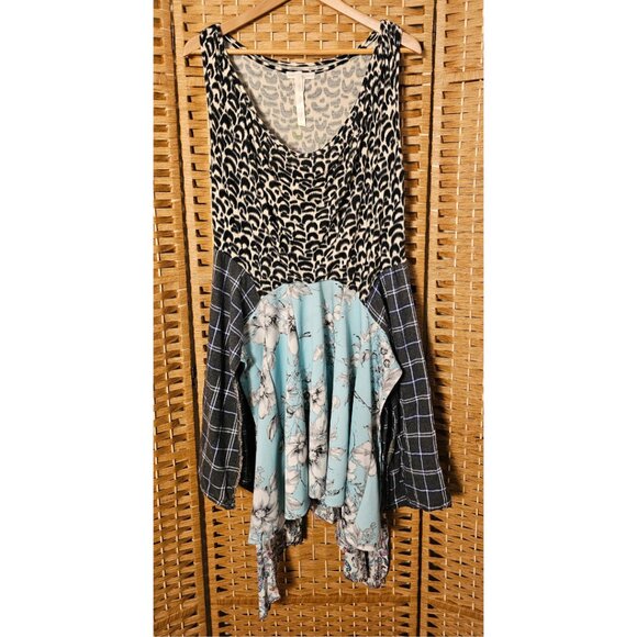 The Morgan Factory Upcycled Boho Tunic Top/Dress M/L - Picture 4 of 9